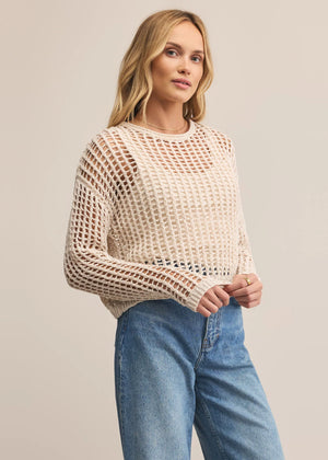 Z Supply Felix Sweater in Crystal
