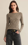 Z Supply Arlet Leopard Thermal Top
