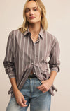Z Supply Seaport Poplin Striped Shirt