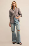 Z Supply Seaport Poplin Striped Shirt