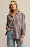 Z Supply Seaport Poplin Striped Shirt