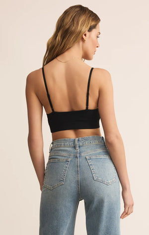 Z Supply Kendra So Smooth Bralette in Black