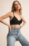 Z Supply Kendra So Smooth Bralette in Black