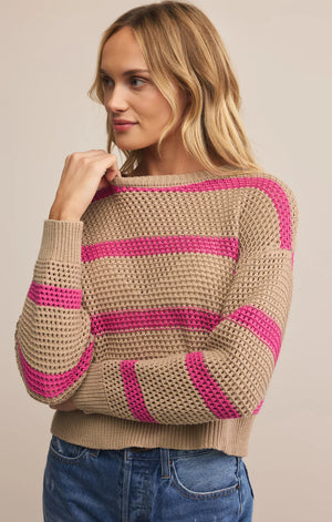 Z Supply Broadbeach Striped Sweater