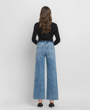 Hannah High Rise Wide Leg Denim