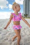 Poolside Escape Two Piece Youth Swimsuit