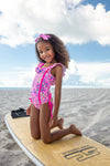 Pink Paradise One Piece Youth Swimsuit