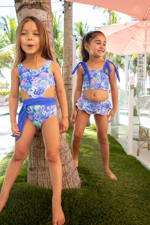 Molokai Meadows One Piece Youth Swimsuit