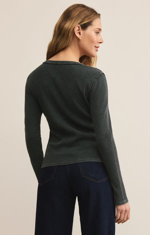 Z Supply Arlet Mini Thermal Top in Garland Green