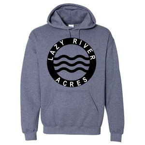 Lazy River Acres Adult Hoodie in Heather Navy