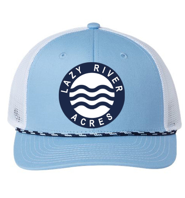 Lazy River Acres Embroidered Patch Carolina Trucker Hat