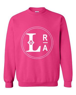 LRA Adult Crewneck in Hot Pink