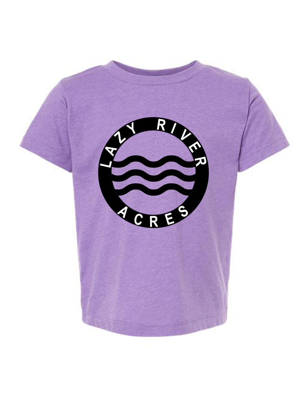 Lazy River Acres Toddler Tee in Heather Purple