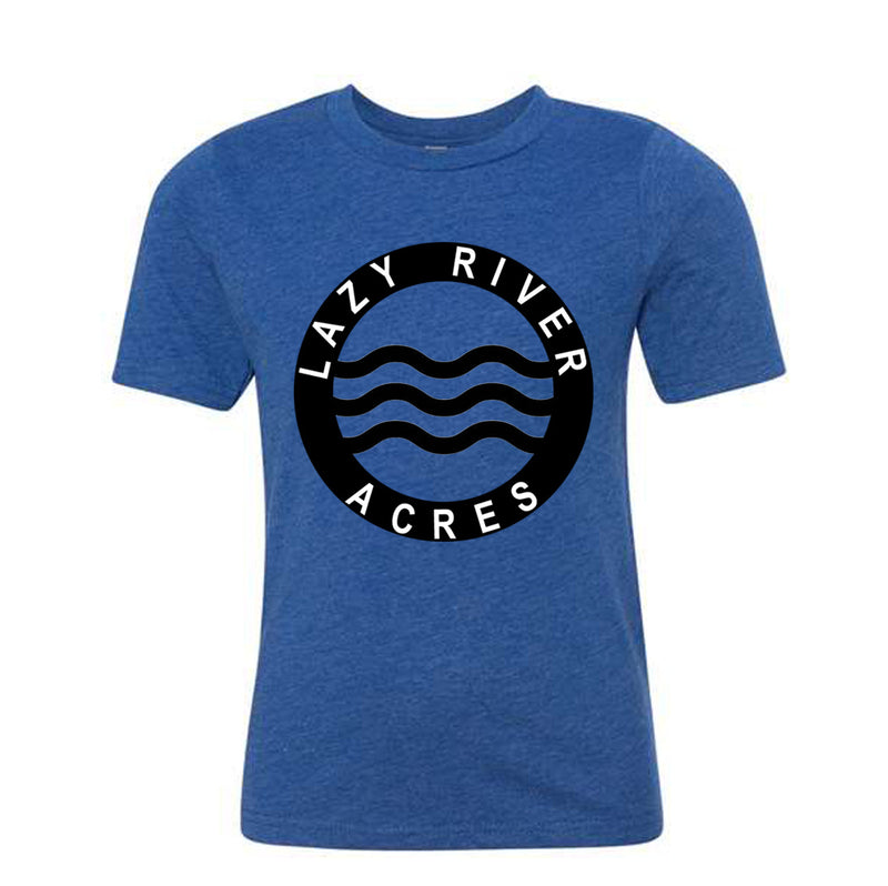 Lazy River Acres Youth Tee in Vintage Blue