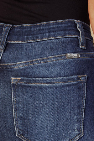 April High Rise Dark Wash Skinny Denim
