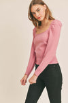 What A Doll Top in Rose
