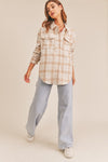 Stella Taupe Plaid Shacket