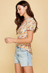 Sunday Brunch Floral Top