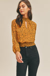 Wild One Mustard Blouse