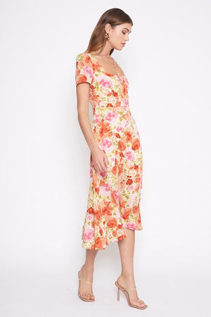 Made For You Floral Midi Dress