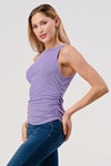 Scottie Ruched Side Ribbed Tank