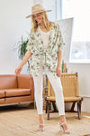 Mint To Be Floral Kimono