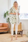 Mint To Be Floral Kimono