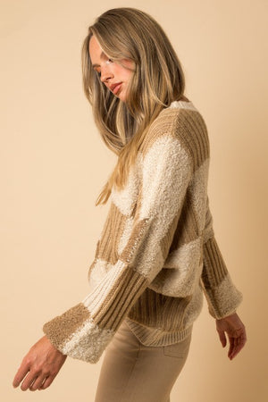 Nora Checker Sweater
