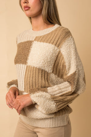 Nora Checker Sweater