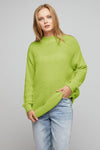 Cece Pullover Sweater in Lime
