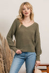 Olivia Waffle Knit Top
