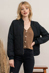 Beckett Quilted Bomber Jacket