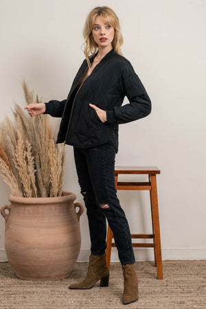 Beckett Quilted Bomber Jacket