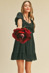 Midnight Rain Babydoll Dress