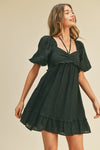 Midnight Rain Babydoll Dress