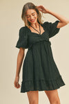 Midnight Rain Babydoll Dress