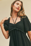 Midnight Rain Babydoll Dress