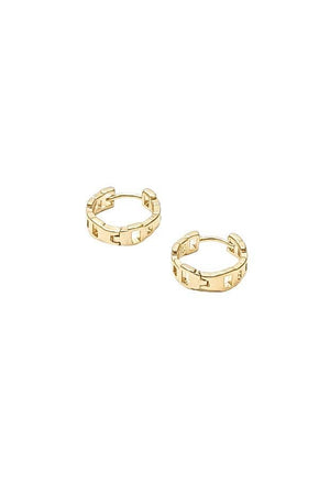 Celina Huggie Earrings in Gold