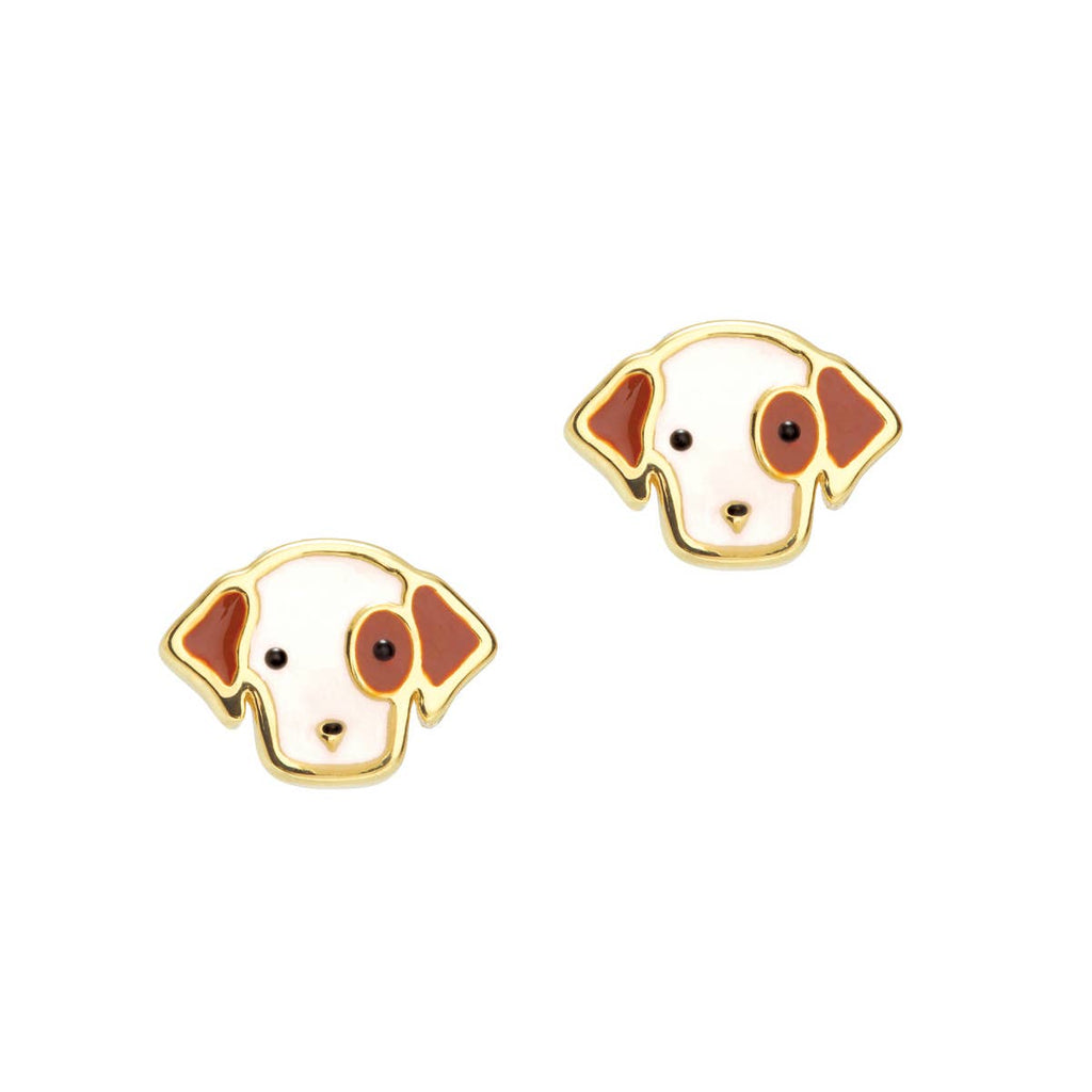 Perky Puppy Cutie Stud Earrings