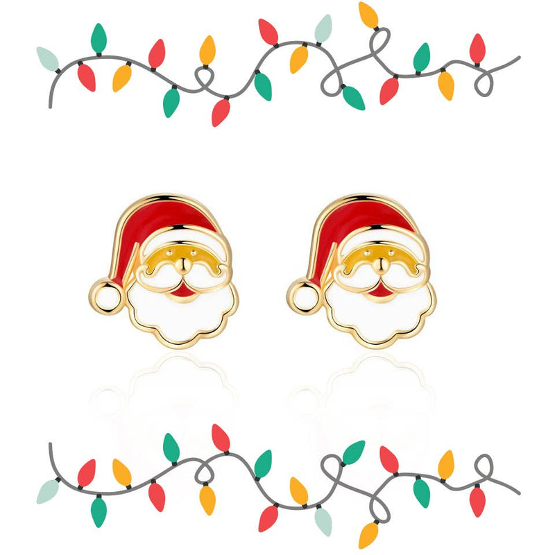 Ho Ho Ho Santa Cutie Stud Earrings
