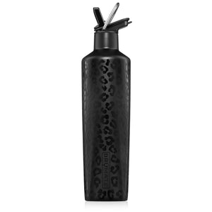 BrüMate 25oz Rehydration Bottle in Onyx Leopard
