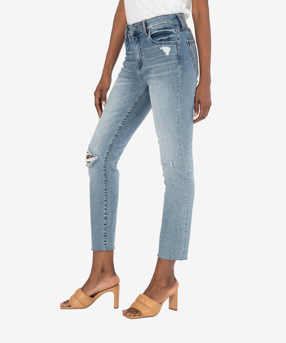 KUT Reese Ankle Straight Denim – Love & Threads