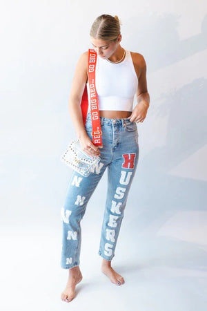 Huskers Game Day Denim
