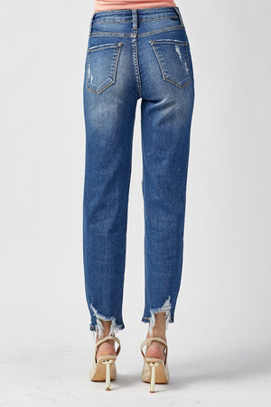 Matt Crossover Girlfriend Distressed Denim