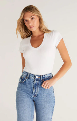 Sirena SS Tee in White