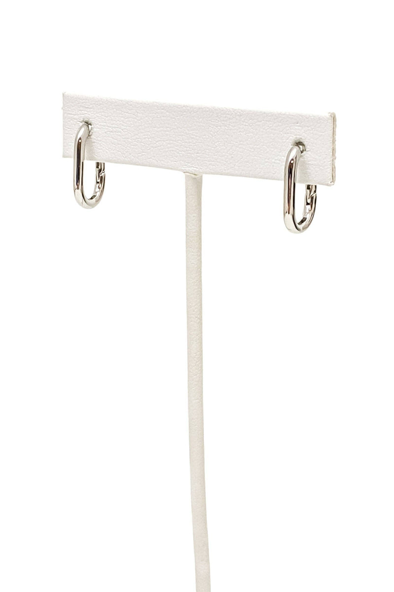 Sherri Huggie Earrings in Silver