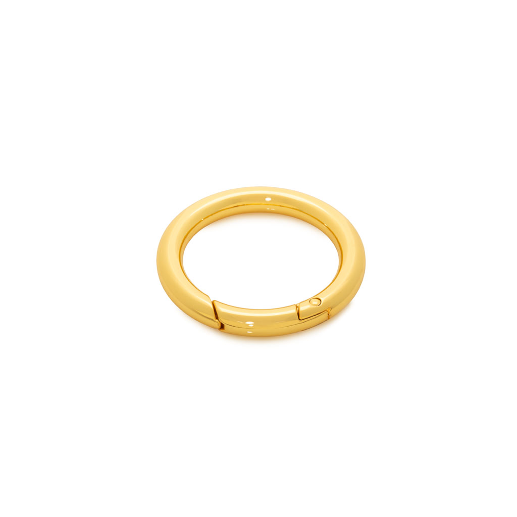Bagnet Large Shiny Gold Ring