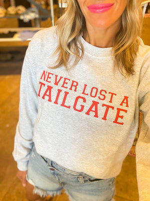 Never Lost A Tailgate Crewneck