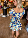 Toulon Floral Smocked Waist Skirt