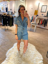 Blue Jean Baby Utility Romper